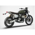 ZARD Dual Slip-on Exhaust for the Triumph Scrambler 1200 (2021+) ZARD Dual Slip-on Exhaust for the Triumph Scrambler 1200 (2021+)